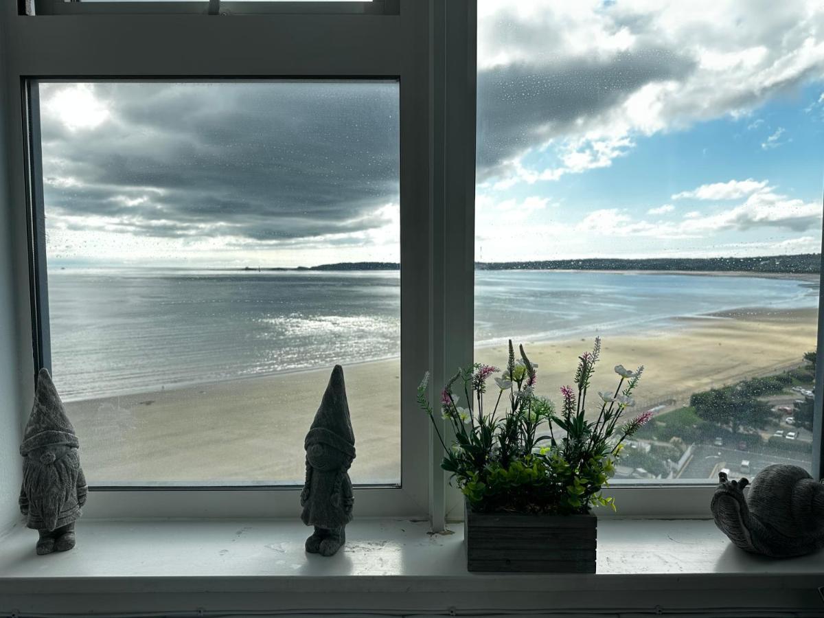 Stunning Ocean & City View Apt Swansea Bagian luar foto